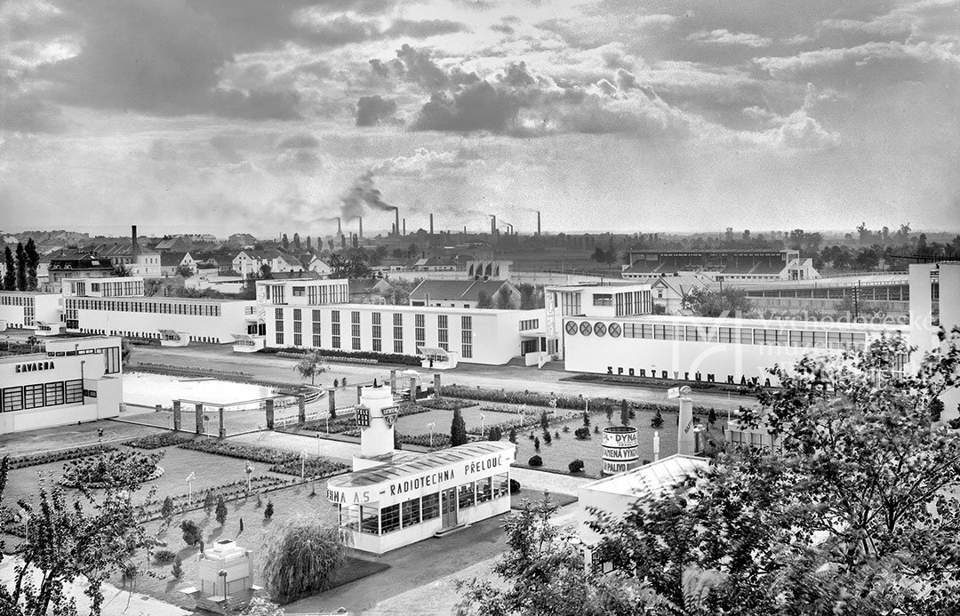 Areál Celostátní výstavy tělesné výchovy a sportu v roce 1931