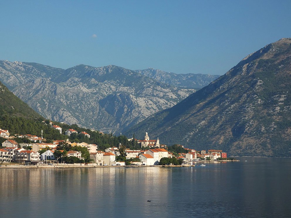 U moře v Černé Hoře, foto Libor Drahoňovský