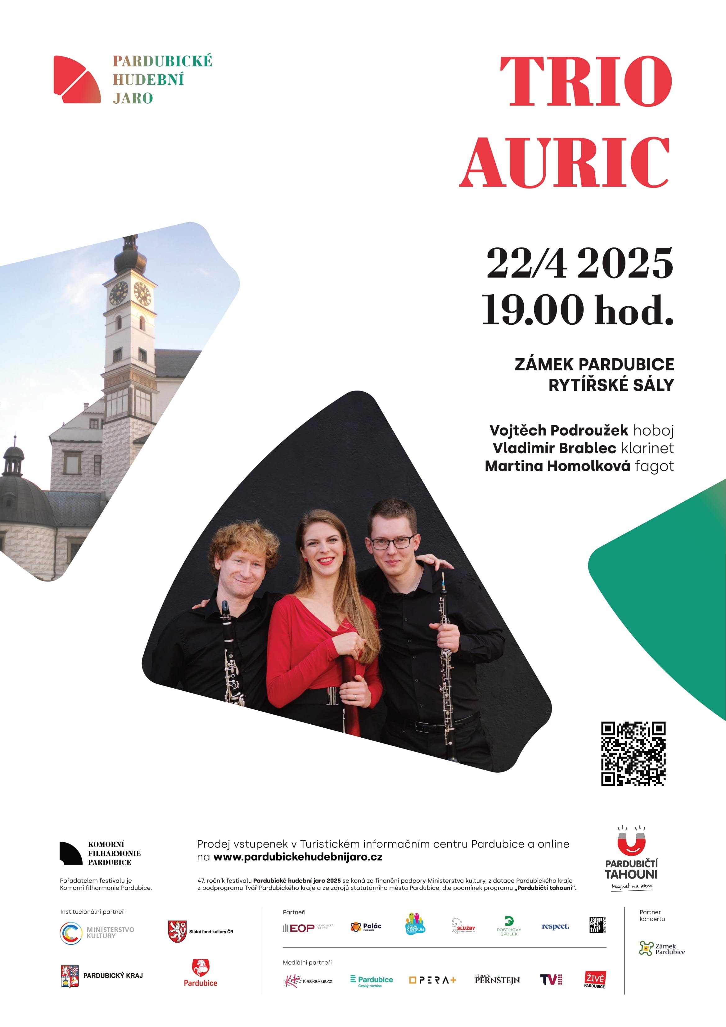 Pardubické hudební jaro – Trio Auric